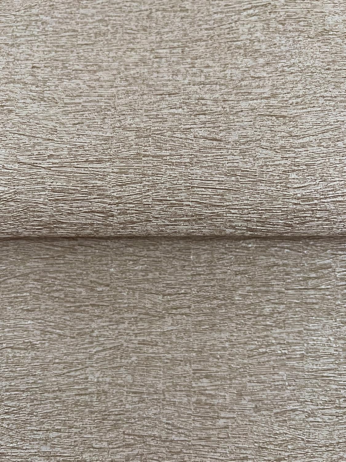 Gathered Light Brown Textured Wallpaper, 4178-4431