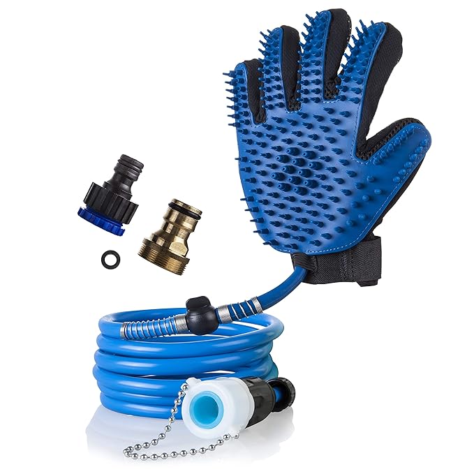 Dog Washing Glove Dog Wash Hose Attachment Dog Shower Attachment
