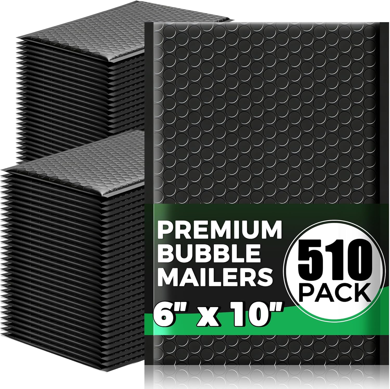 510 Pack 6’’ x 10’’ Bubble Mailer - Self-Sealing Waterproof Small Mailing Envelopes Padded Lightweight Bags 6 x 9 Usable Space for Apparel Accessories, Phone Cases, Trading & Greeting Cards, Prints