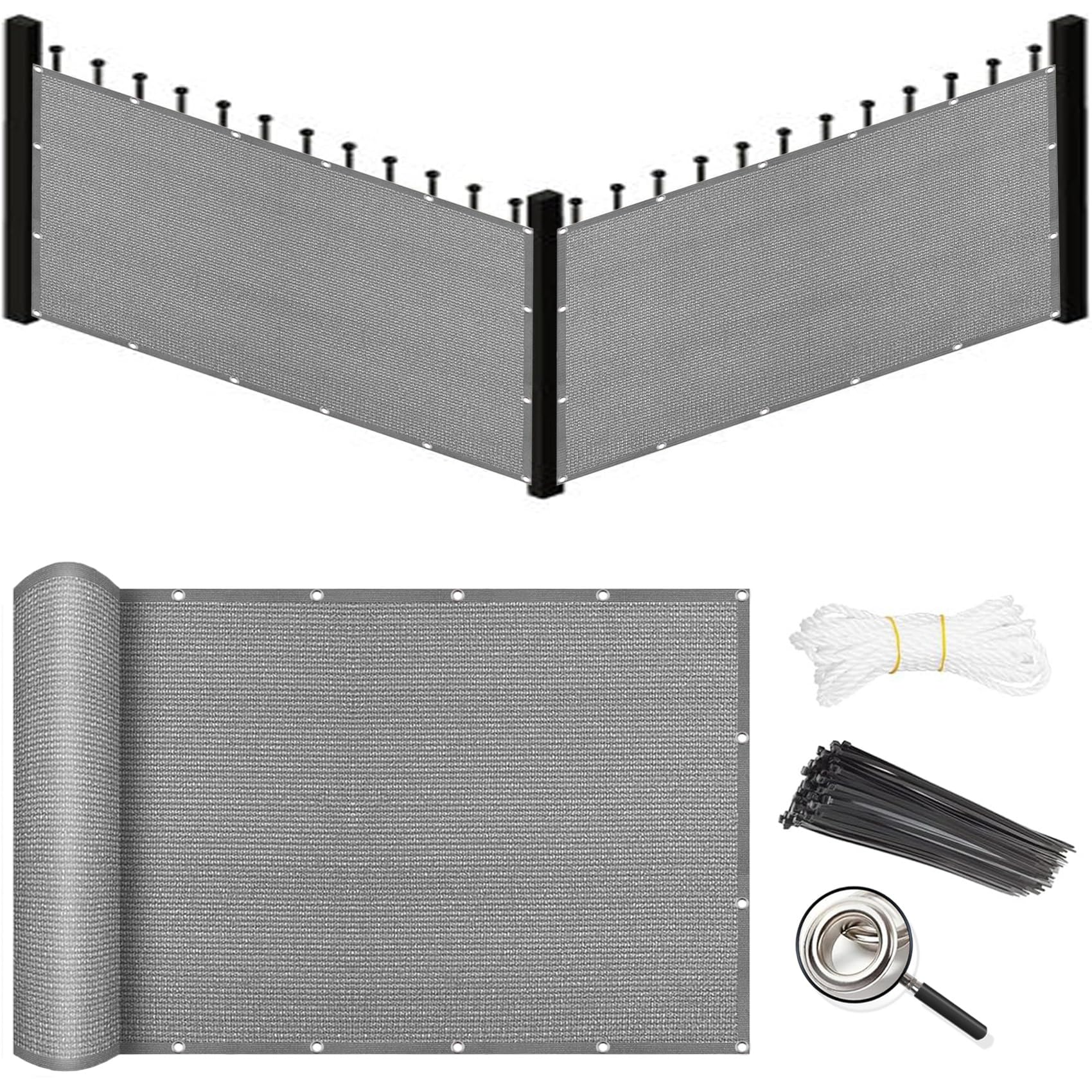 Voile d'ombrage rectangulaire toile ombrage respirant filet protection
