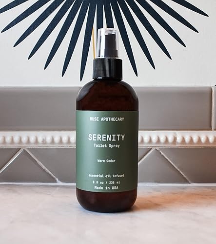 Miniatura 144 de Muse Apothecary Flush Ritual - Aerosol aromático y refrescante para inodoro, uso antes de ir, 4 onzas, infundido con aceites esenciales naturales