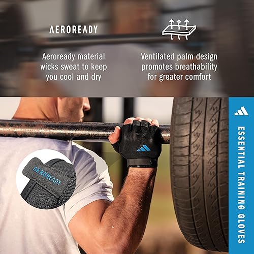 Miniatura 2 de Guantes Esenciales de Entrenamiento Adidas Azul,Graphic,Rosado,Rojo -,Blanco,Negro -,Verde,https://www.amazon.com/dp/undefined