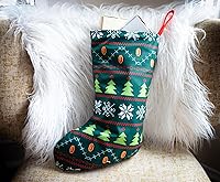 Vista 5 de Nintendo Super Mario Bros. Calcetines navideños bordados retro