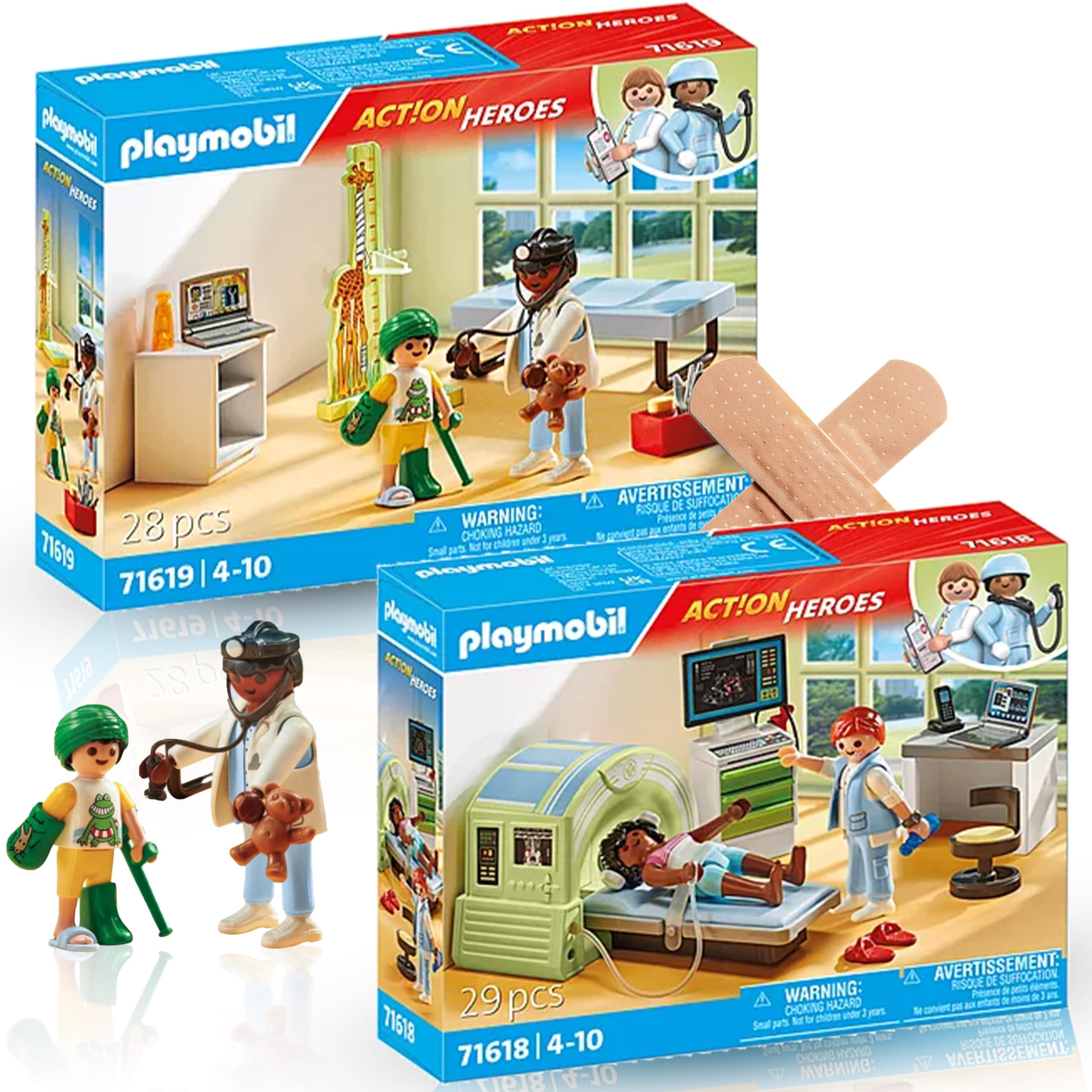 Playmobil 71619 Pediatre avec enfant Action Heroes en promo Playmobil 71619 Pediatre avec enfant Action Heroes en promo