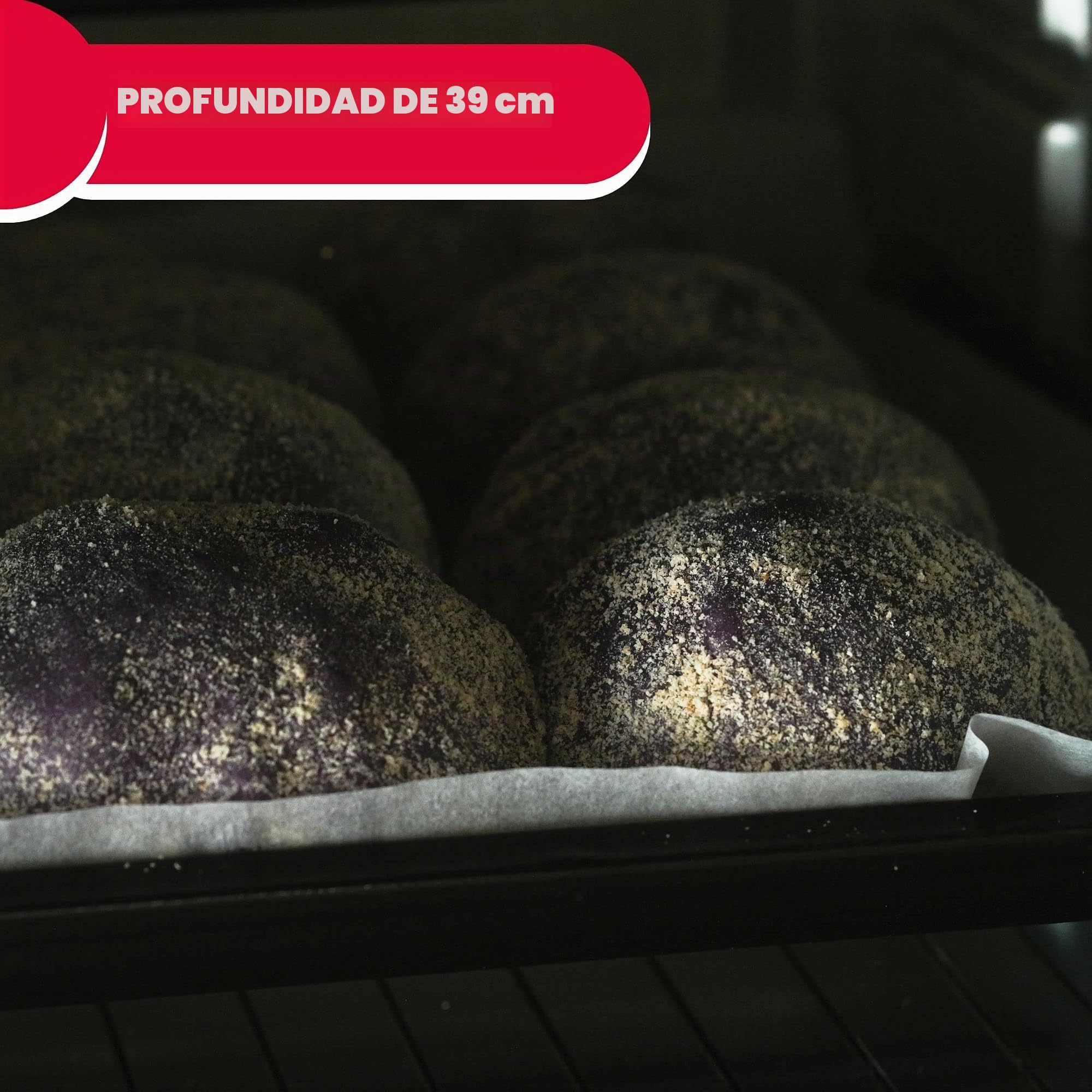 ARDES AROVEN451 Horno Eléctrico Ventilado 45L Horno Eléctrico Profesional Para Cocina Compacto, Inteligente y Multifunción (Especialidad Asador), Adecuado Para Una experiencia en la Cocina A 360°