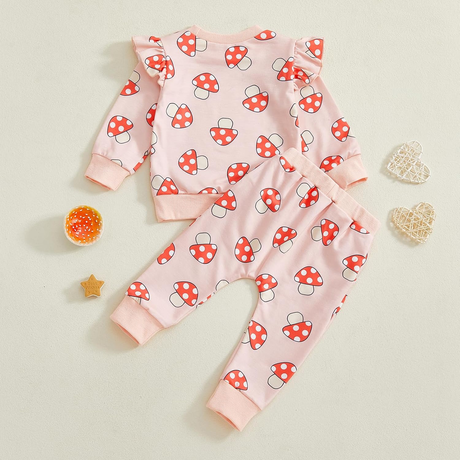 Toddler Baby Girl Fall Winter Outfit Butterfly/Strawberry Sweatshirt Pants Set Cute Clothes 3 6 9 12 18 Months 2T 3T - Image 7