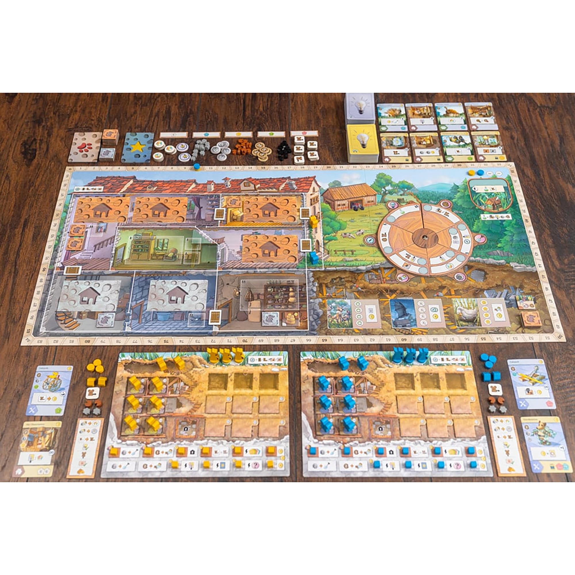 Capstone Games | Rats of Wistar | Family Board Game | Strategic Exploration and Worker Placement Game | Fun & Engaging Game for 2-4 Players, Ages 14+ | Game in English