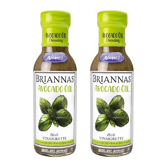 Briannas Avocado Oil Herb Vinaigrette, Keto, Paleo, 2 Pack