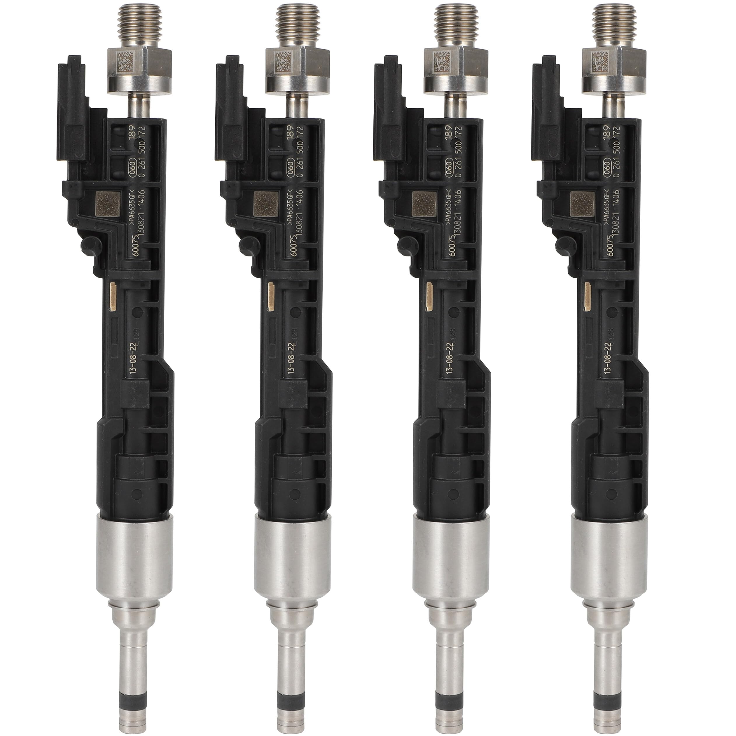 For BMW Fuel Injectors ANGLEWIDE 13647597870 Fuel Injectors Set fit for BMW 135i 3.0L 2011 2012 2013, 535i GT xDrive 3.0L 2011-2016, 535i xDrive 3.0L 2011 2012 2013 2014 2015, 6 Holes 4Pcs