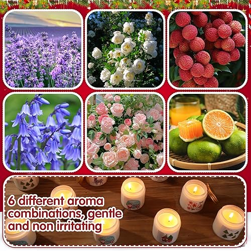 Miniatura 3 de 24 velas perfumadas cristianas a granel en tarro de 6.7 onzas, regalos cristianos, 8 oraciones de fragancia, velas religiosas de la Biblia, regalo