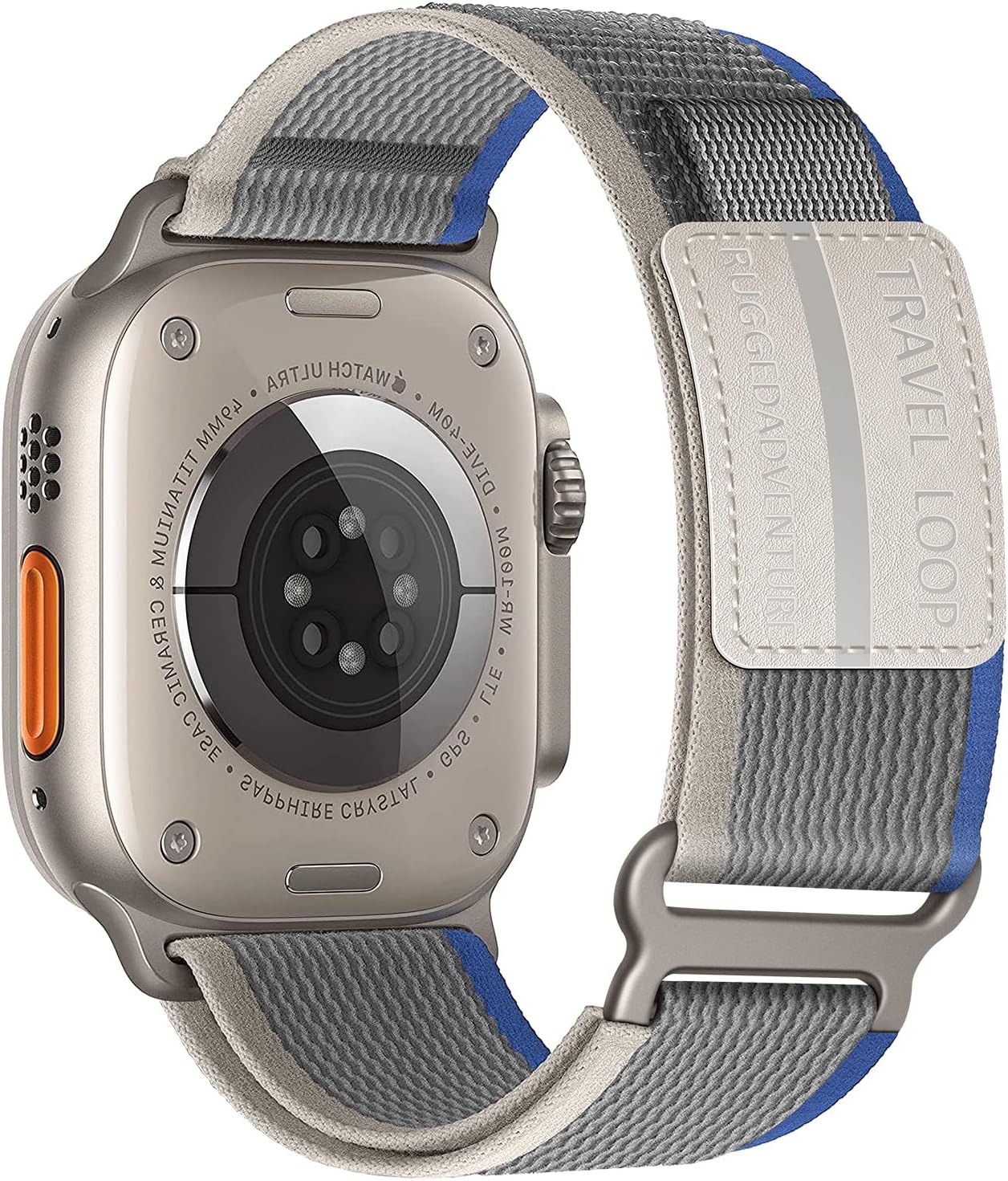 Trail Loop Nylon Band - Compatible with Apple Watch Ultra 3/2/1 Series 11/10/9/8/7/6/SE/5/4/3 Men Women,Rugged Elastic Fabric Sport Strap for iWatch Bands 49mm 46mm 45mm 44mm 42mm 41mm 40mm 38mm