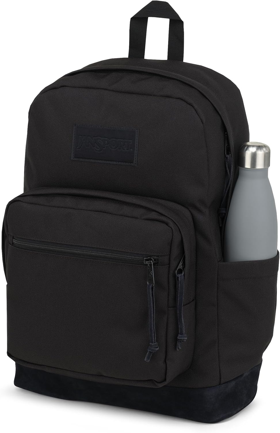 JanSport Right Pack Backpack - Durable Daypack with Padded 15" Laptop Sleeve, Spacious Main Compartment & Integrated Water Bottle Pocket, Monochrome Black