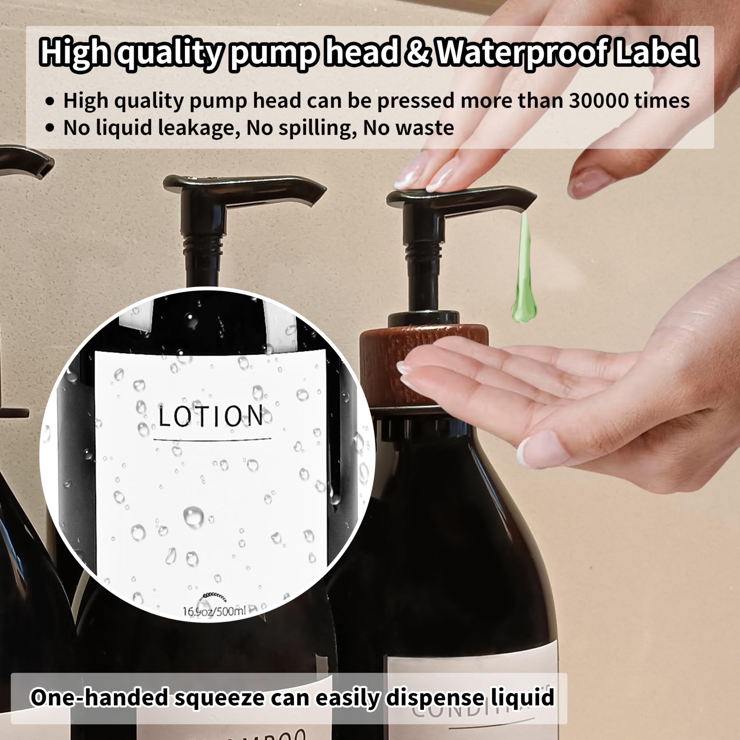 Dispenser per shampoo e balsamo, dispenser per shampoo per parete doccia con 16 etichette impermeabili, dispenser per doccia a 3 camere senza trapano, dispenser di sapone da doccia a parete per