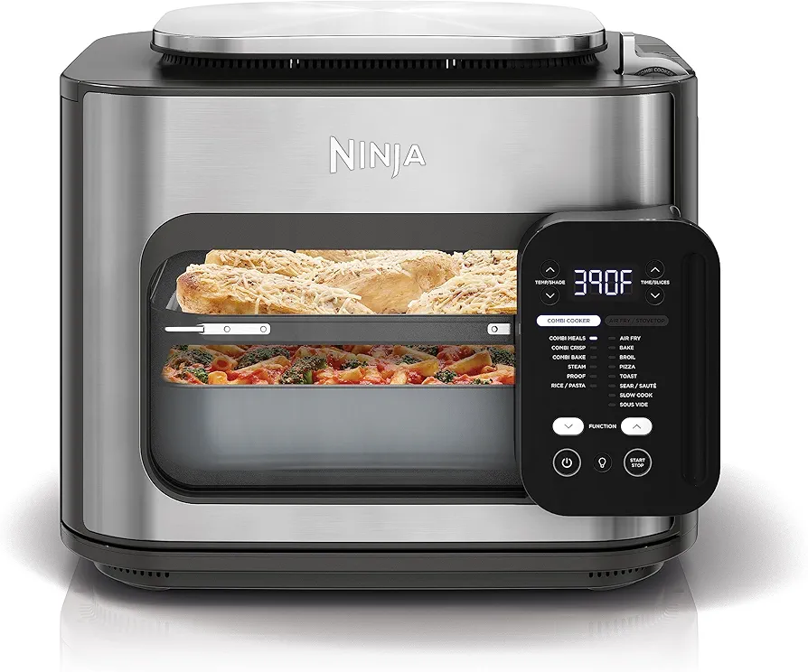 Ninja Combi бүгд нэг төрлийн олон тогоо, шарах шүүгээ, шарагч, 15 минутын дотор бүрэн хоол хийх, 14-д 1 функц, комби агшаагч + шарсан мах, жигнэх, шарах, удаан тогооч гэх мэт, 3 дагалдах хэрэгсэл, зэвэрдэггүй ган, SFP701