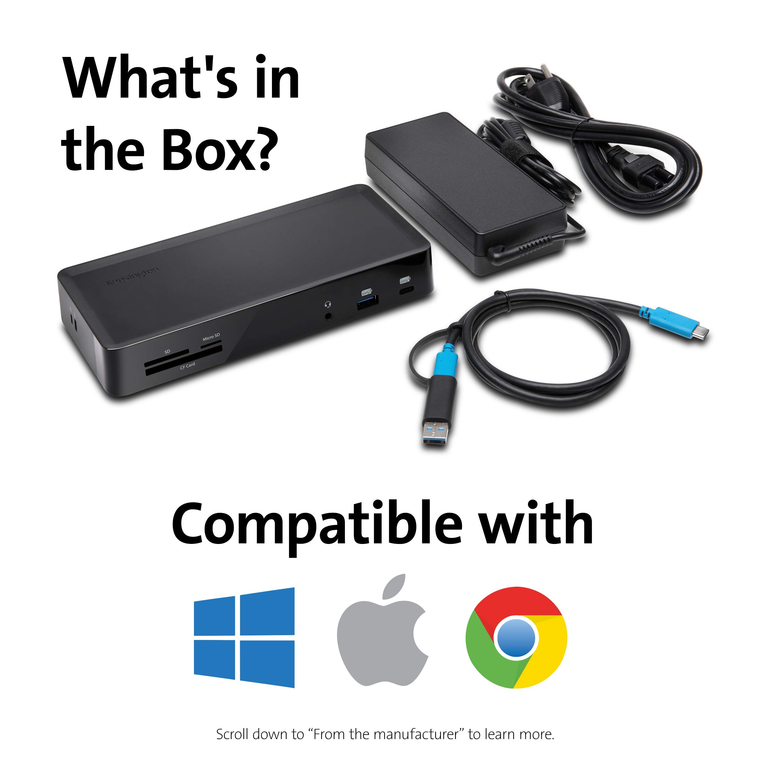 Amazon.com: Kensington SD4900P Triple 4k Display Docking Station