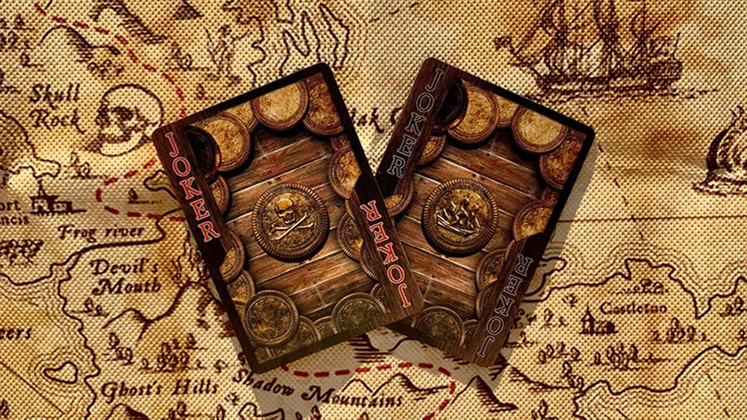 Generic Jolly Roger Playing Cards - Pirate Themed, 2021 Release, Single Player, Age 0+