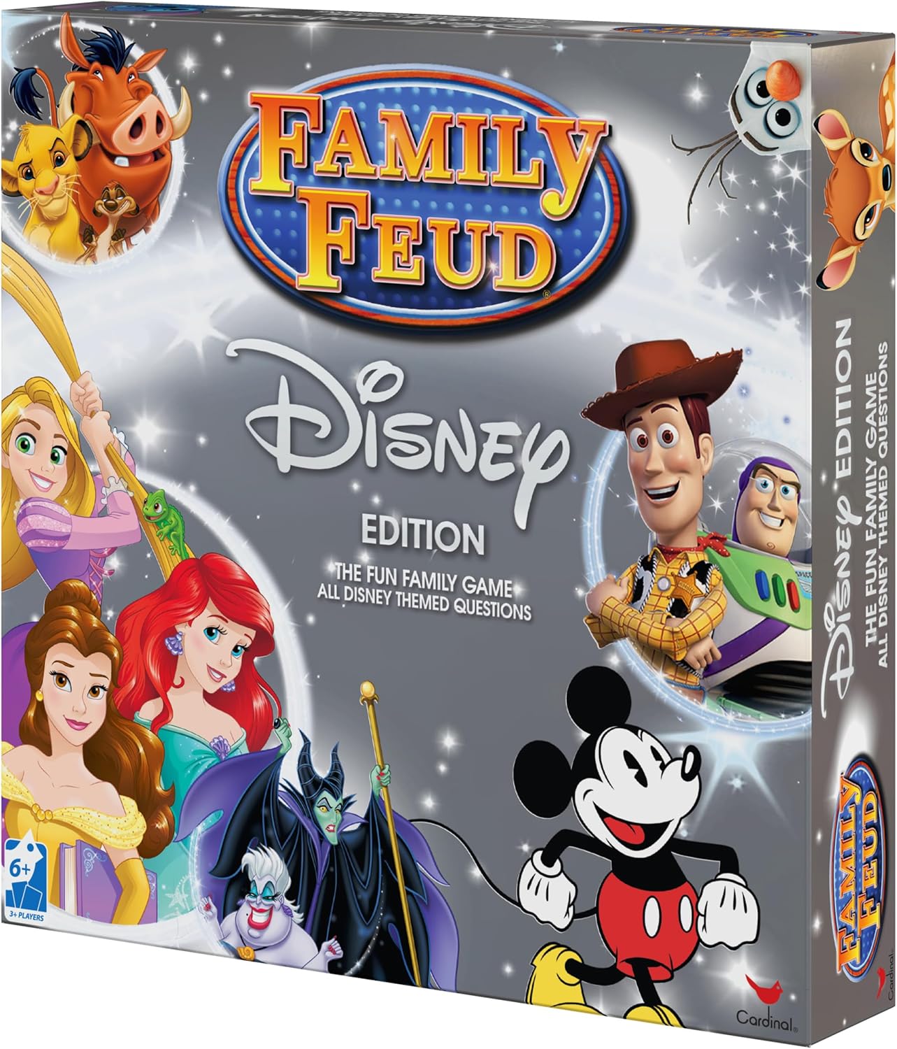Family Feud Disney Edition Game for Adults, Families and Kids Ages 6 and up, by Spin Master