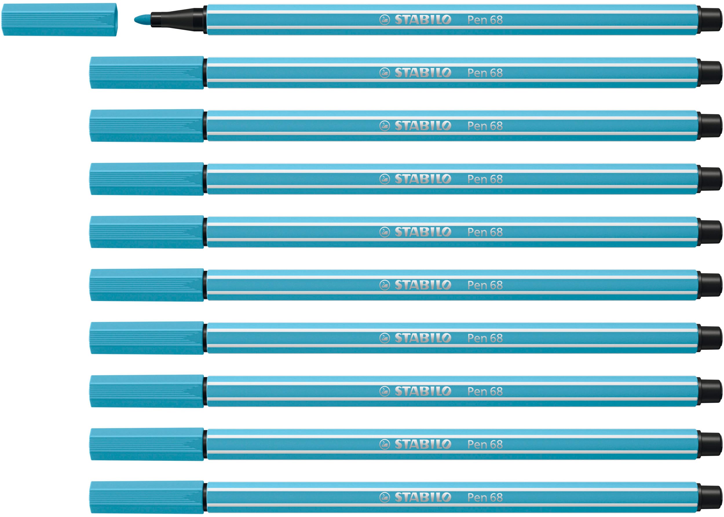 Stabilo Pen 68 - 68/57 Azure / Pack of 10