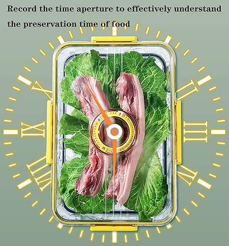 Miniatura 4 de Paquete de 2 recipientes de almacenamiento de tocino con tapas herméticas, recipientes de almacenamiento de alimentos de plástico para