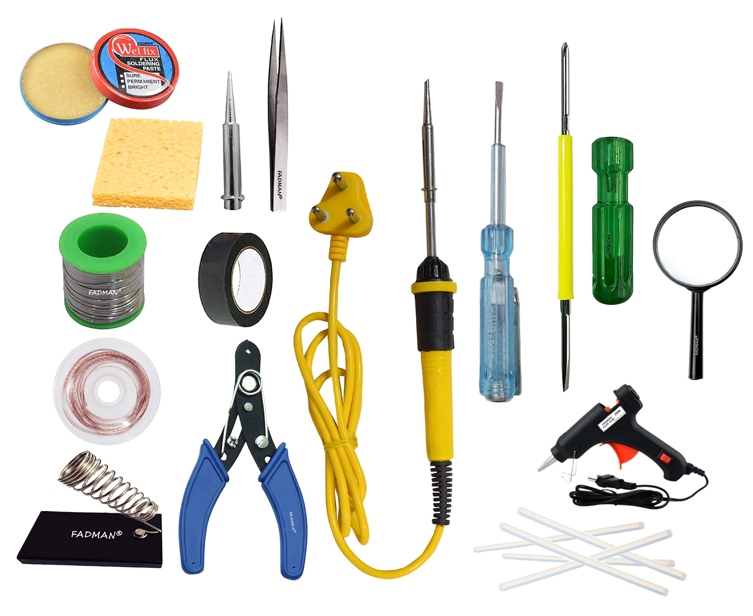 See full amazon price history chart for FADMAN SOLDERING IRON 25 W | NEW BEST BUNDLE KIT-15 | FADMAN SOLDERING IRON 25 W | NEW BEST BUNDLE KIT-15 | (B0916C3918) Amazon Price History, Amazon Price Tracker