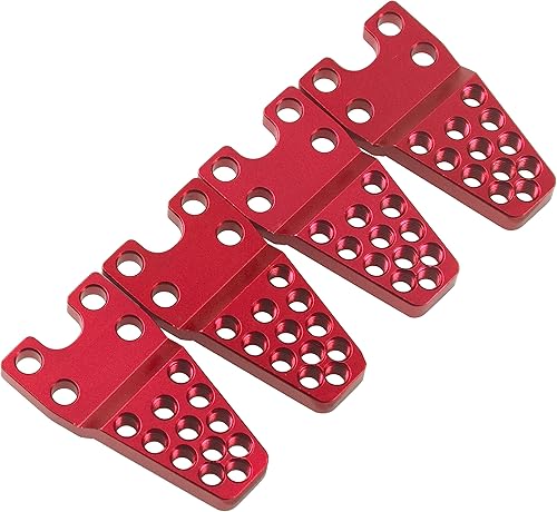 Miniatura 6 de ShareGoo - Juego de 4 amortiguadores de metal a control remoto para automóvil, ajuste de altura, soporte de suspensión compatible con Traxxas TRX-4