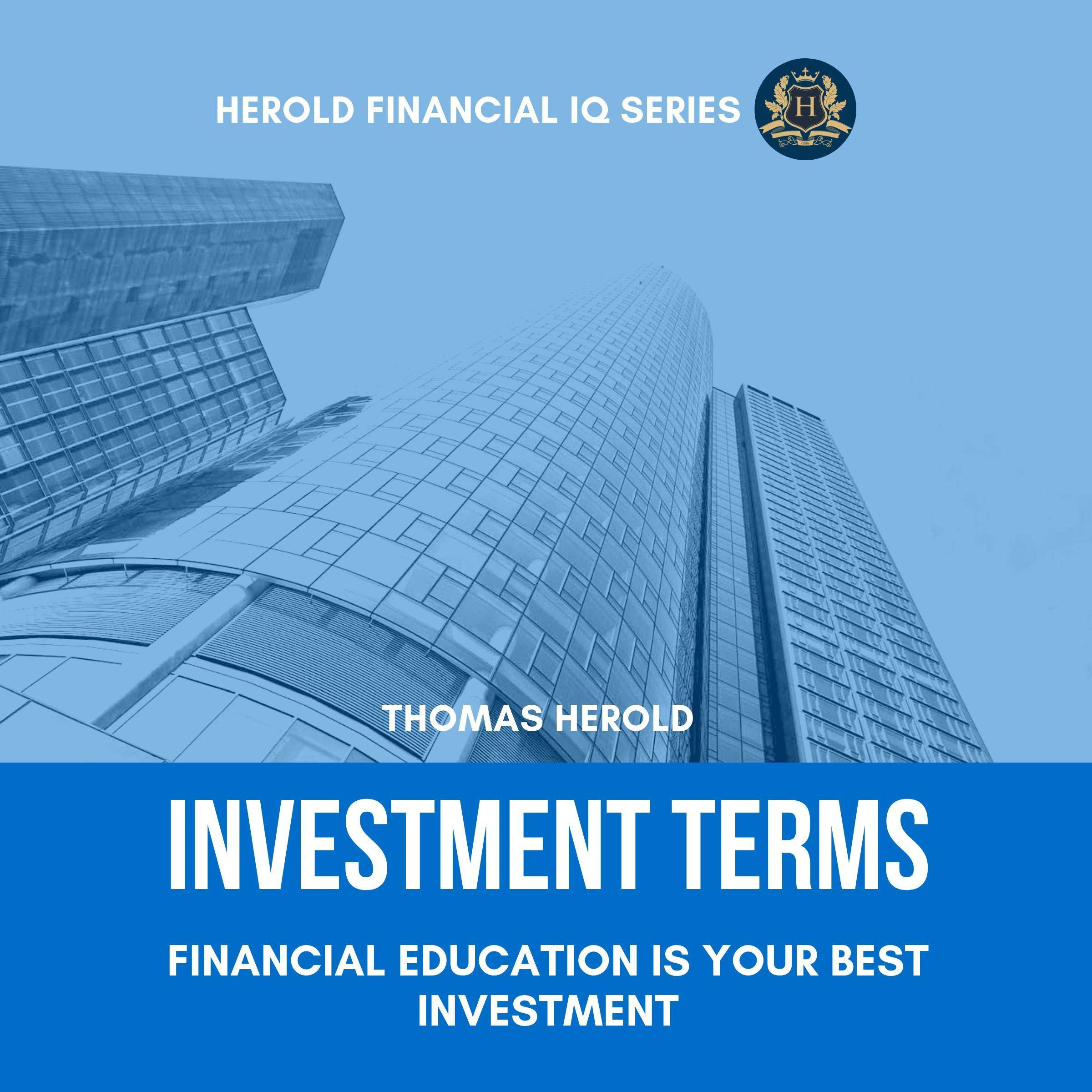 Cover art for Investment Terms - Financial Education Is Your Best Investment