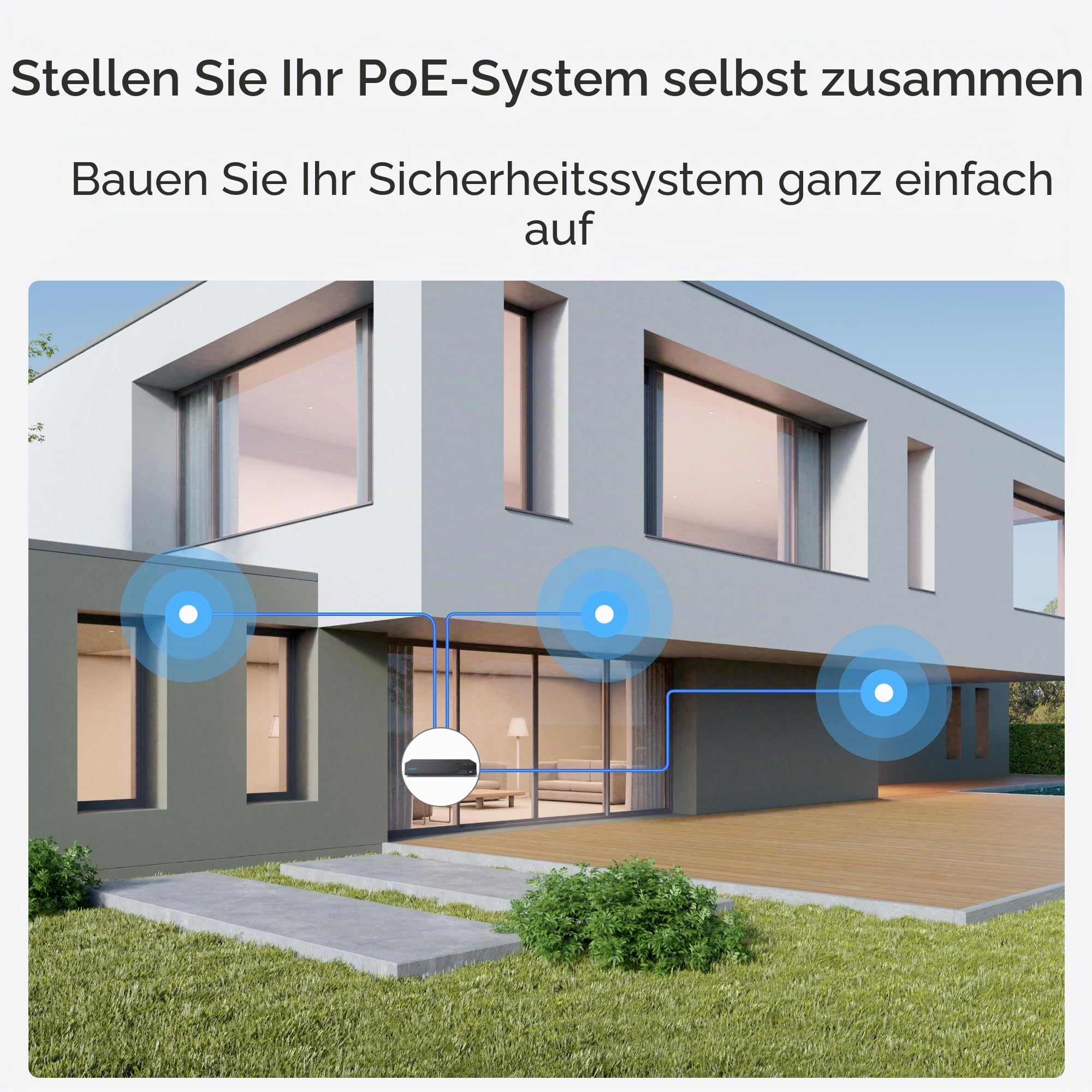 Reolink Videorekorder in Netzwerk RLN-8-410-2TB 2TB