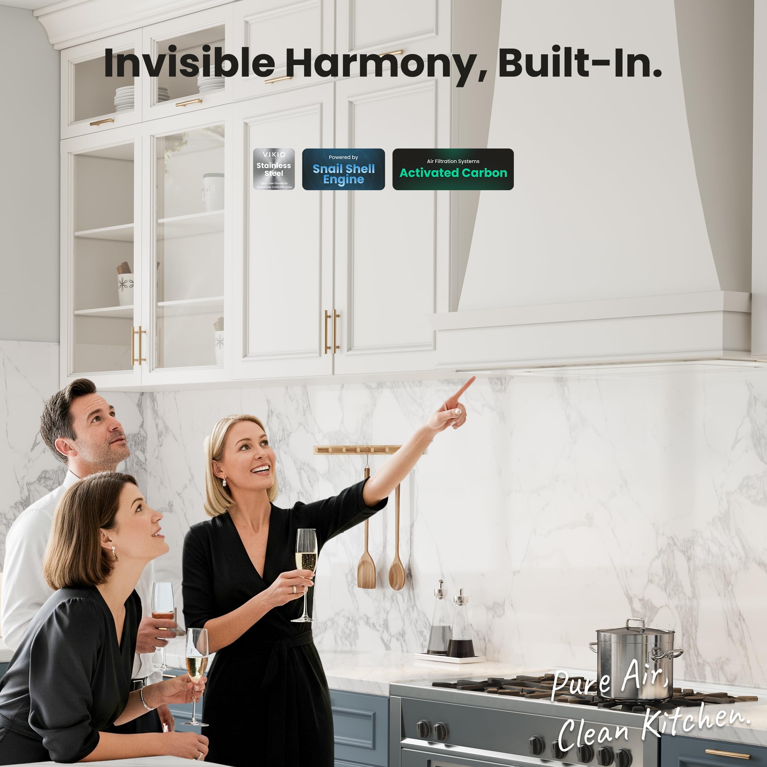 Amazon.com: VIKIO HOME Range Hood Insert 36 inch, 900 CFM Ducted