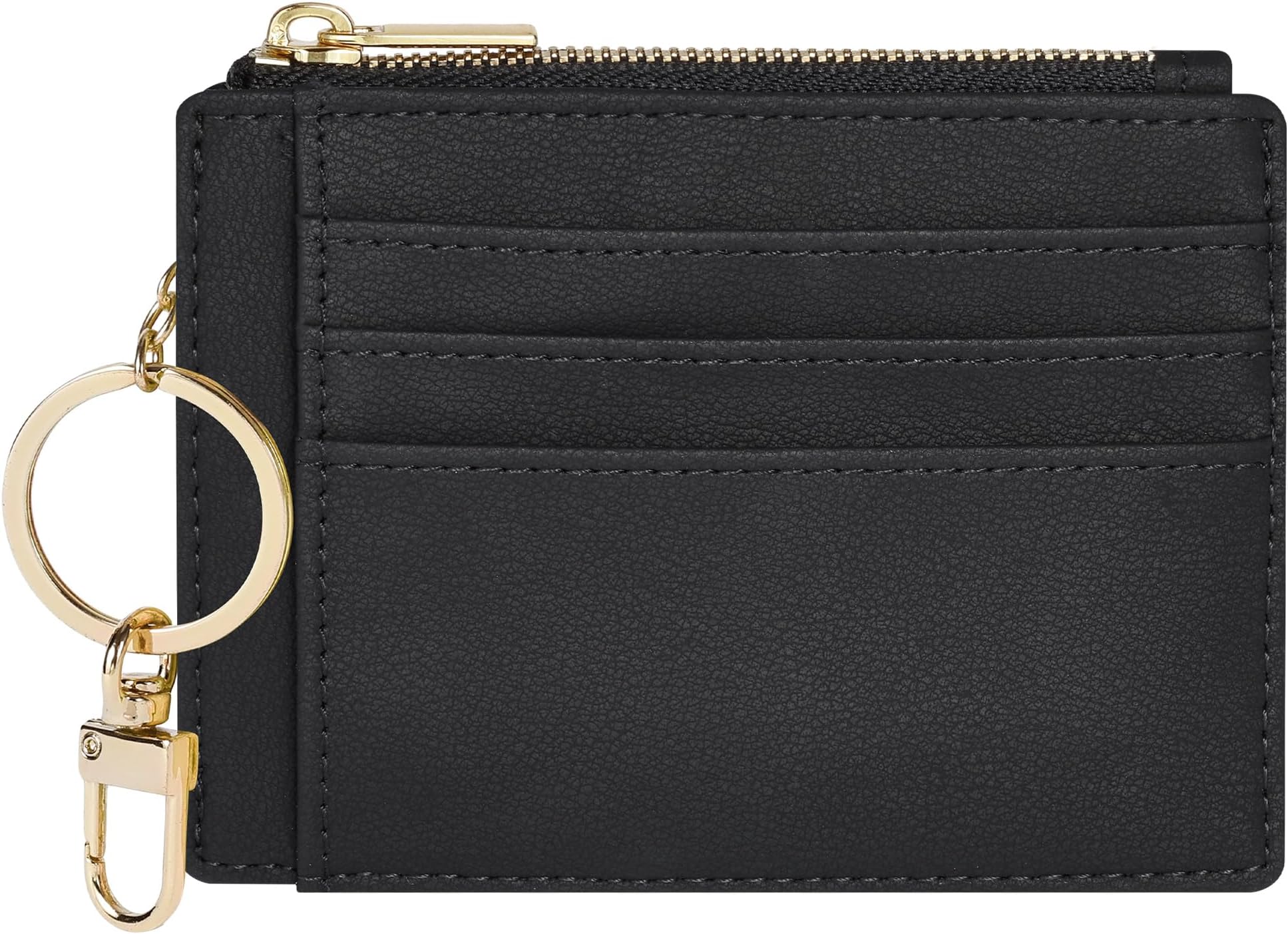 Card Case Slim Front Pocket Wallet for Women Credit Card Holder with Keychain | Slim, Credit Card Holder, Front Pocket, with Keychain