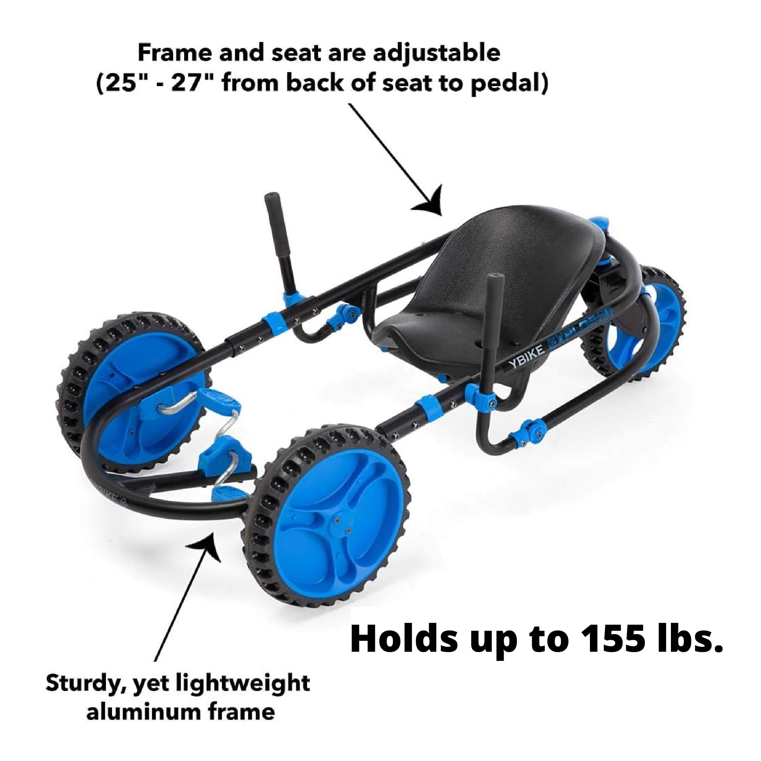 YBIKEエクスプローラーペダルカー Amazon.com: YBIKE Explorer Pedal Car - 3-Wheel Go Kart for Kids