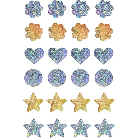 Gold Nipple Pasties: Adhesive, Disposable Nipple Covers for Women