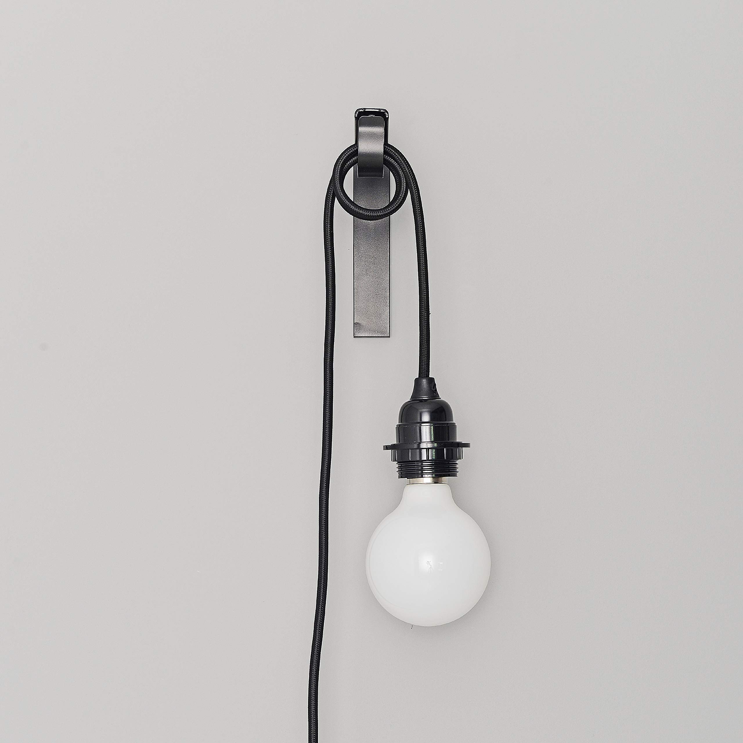 eN product｜hanger light Hanging Swag Lamp no Wiring Needed Portable Industrial Vintage