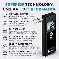 Vista 4 de Alcoholímetro portátil profesional, prueba de alcohol BACtrack