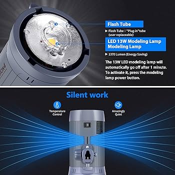 バッテリー式300Wモノブロック NEEWER VISION4 単純・安価が特徴 Amazon.com : Neewer Vision 4 300W Outdoor Studio Flash