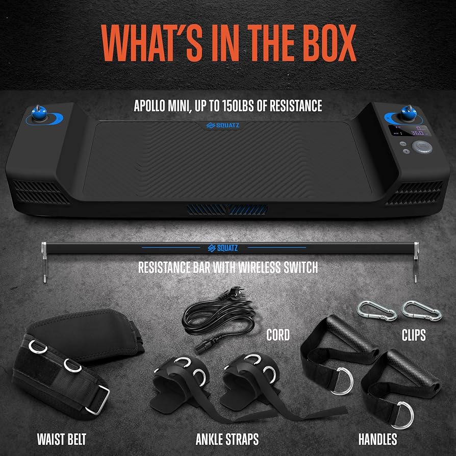 SQUAPLL0-TRVOR 　SQUATZ Apollo Board Mini SQUATZ Apollo Board Mini: 150lb Resistance Smart Home Gym