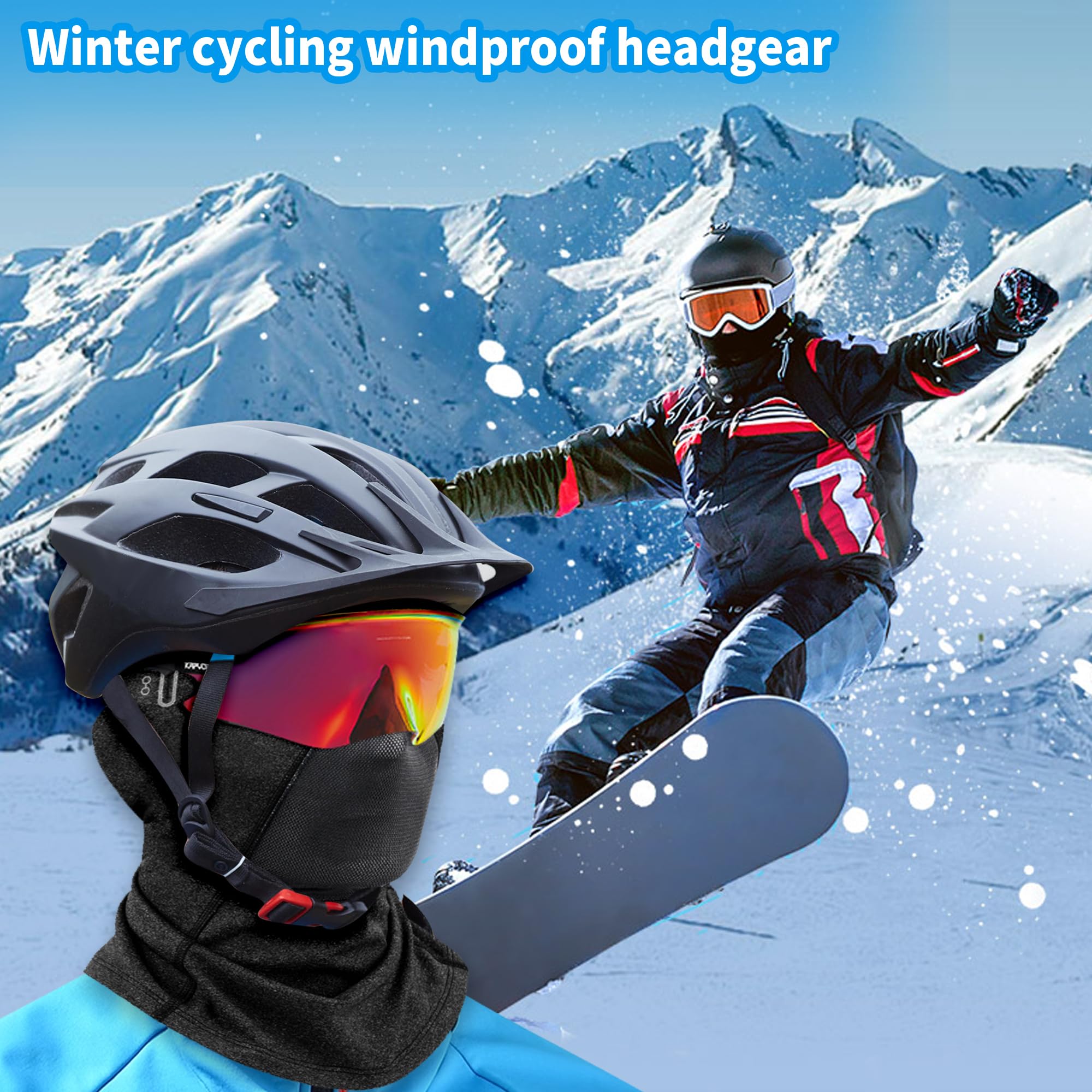 Pasamontañas de invierno, pasamontañas de invierno, pasamontañas de invierno para hombre para deportes al aire libre, pasamontañas a prueba de viento para moto, pasamontañas de invierno,