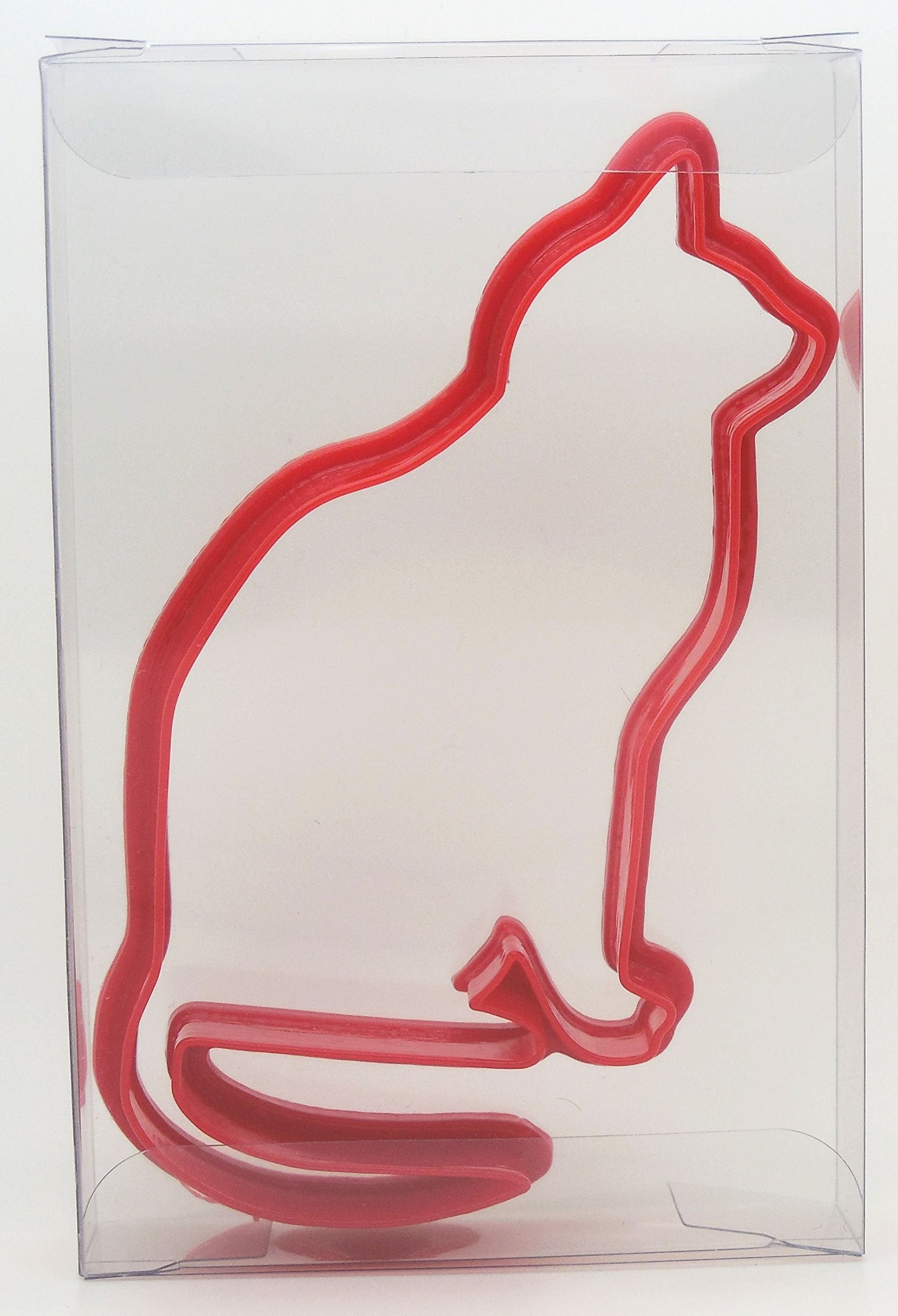 Goggly Cat Shaped Cookie Cutter, Biscuit, Pastry, Fondant Clay Cutter