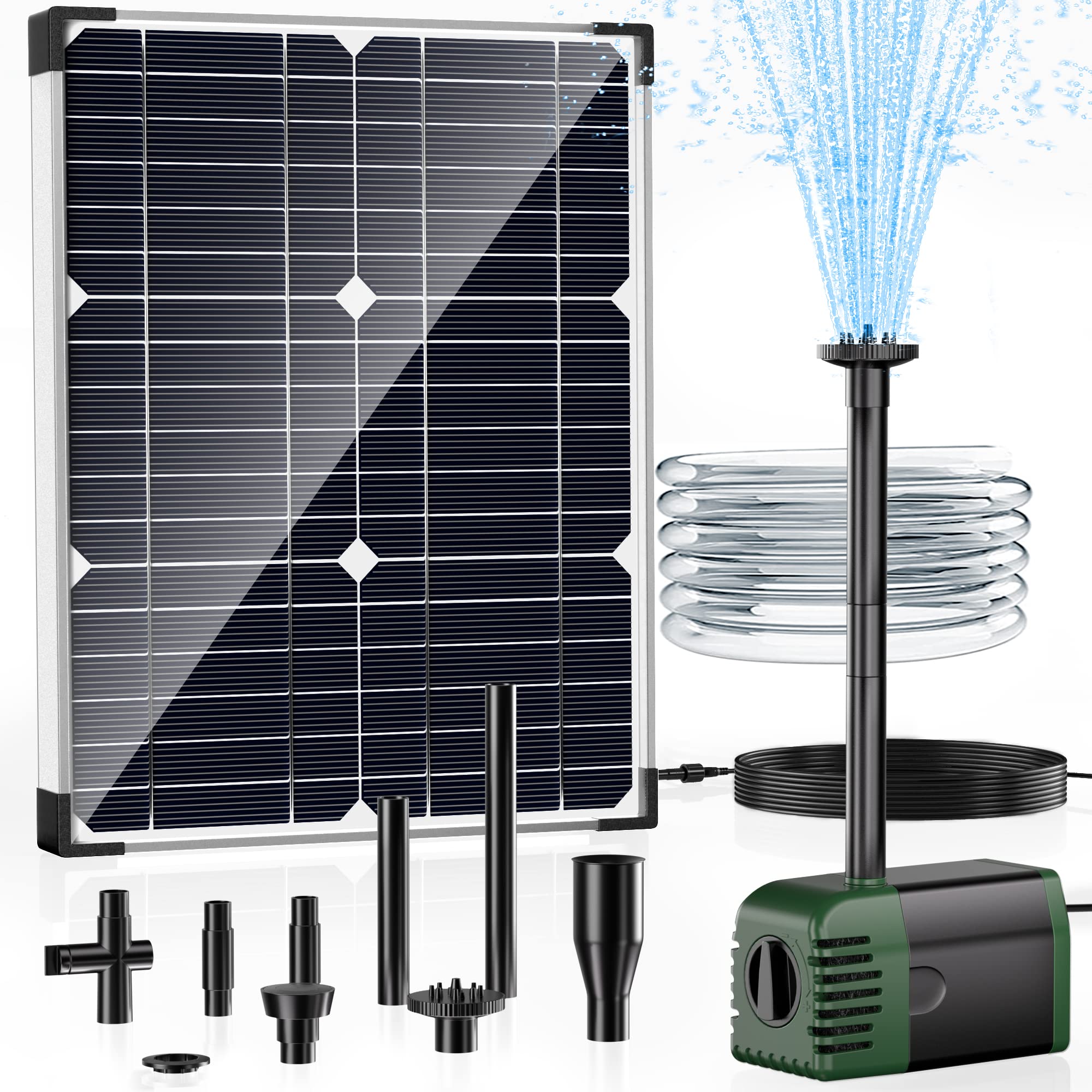Photo 1 of POPOSOAP Solar Water Pump Fountain 20W 320GPH