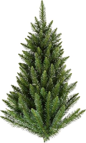 Árbol de Navidad de PVC de 3 pies - Verde - Abeto Camdon - 97 puntas - Sin luz - Vickerman A861135 - Árbol de pared
