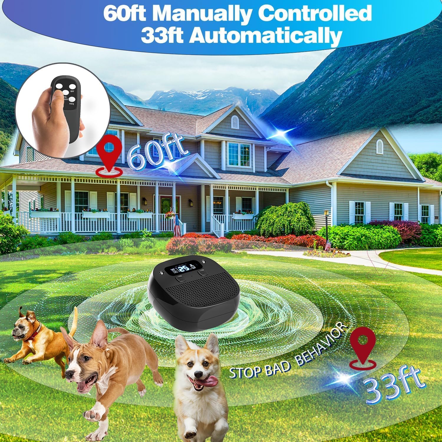 Anti Barking Device for Dogs with Ultrasonic Barbados Ubuy