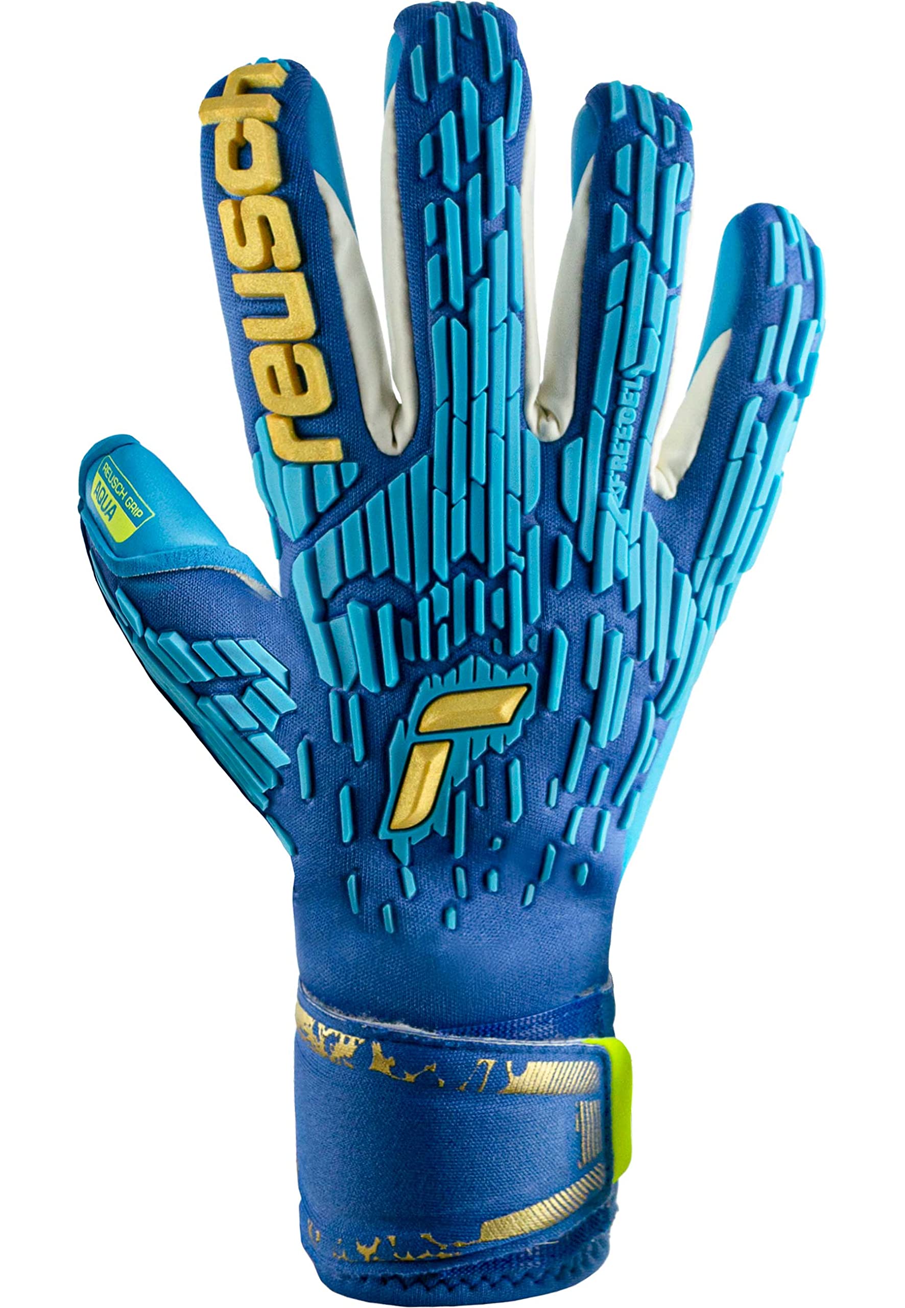 Reusch Guantes de Portero Atractivos Freegel Aqua Windproof con Excelente Agarre Y Corte Interior, Unisex Adulto