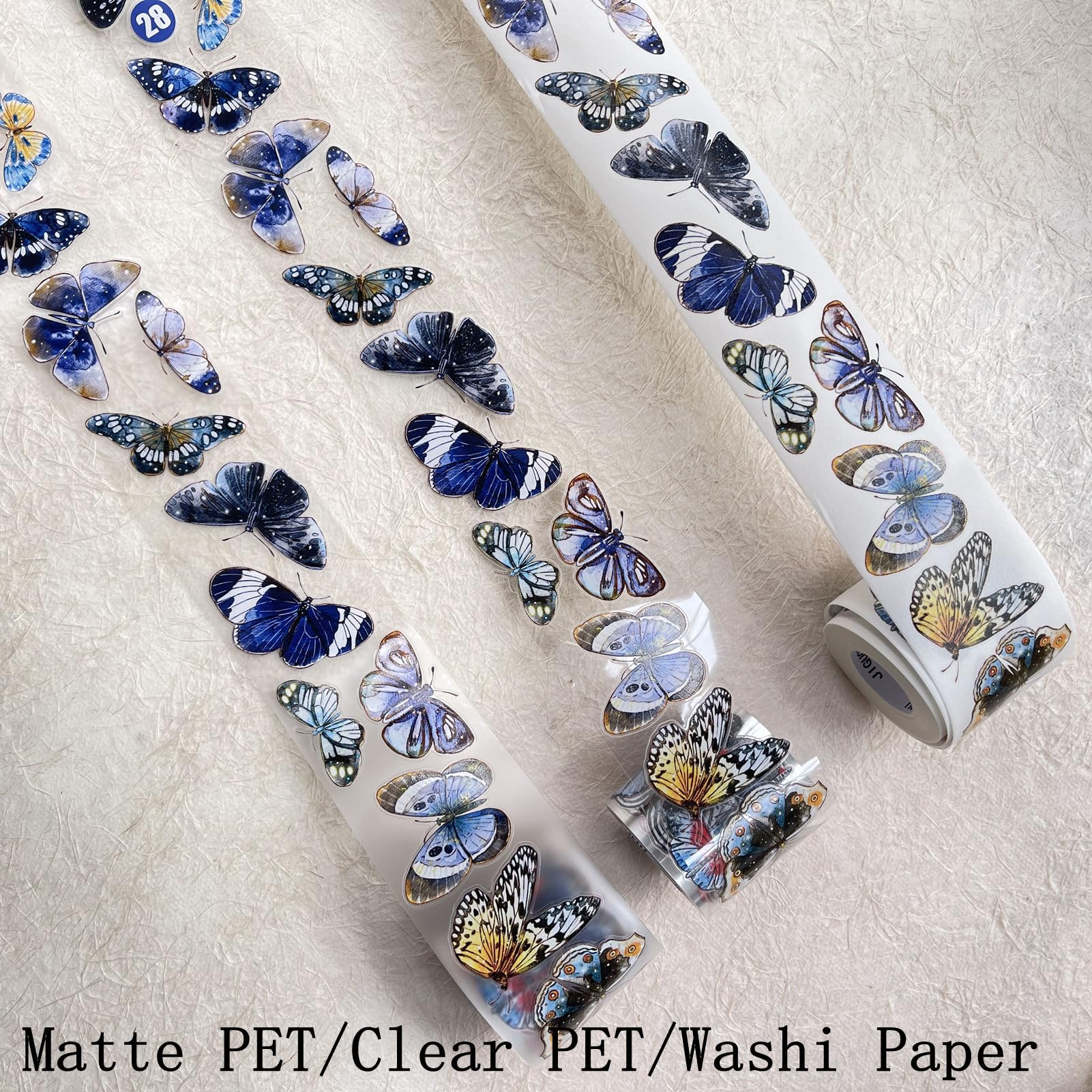 DingDing Vol6-17,Clear PET Tape Stickers,1.57 in x 10.94 YD,Original