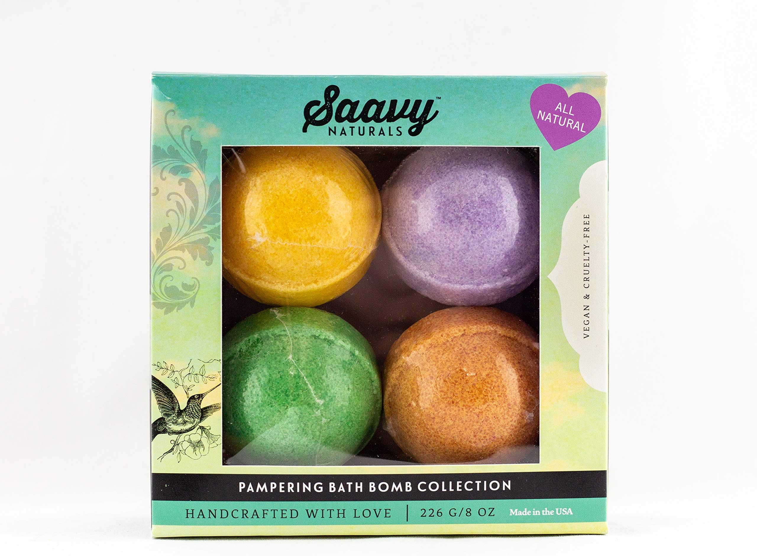 2Pack - Savvy Naturals Bath Bomb Gift Set