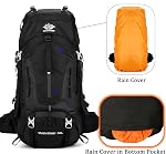 60L Travel Hiking Camping Backpack with Rain Cover,Backpack Water Resistant,Climbing Backpack for Men Women