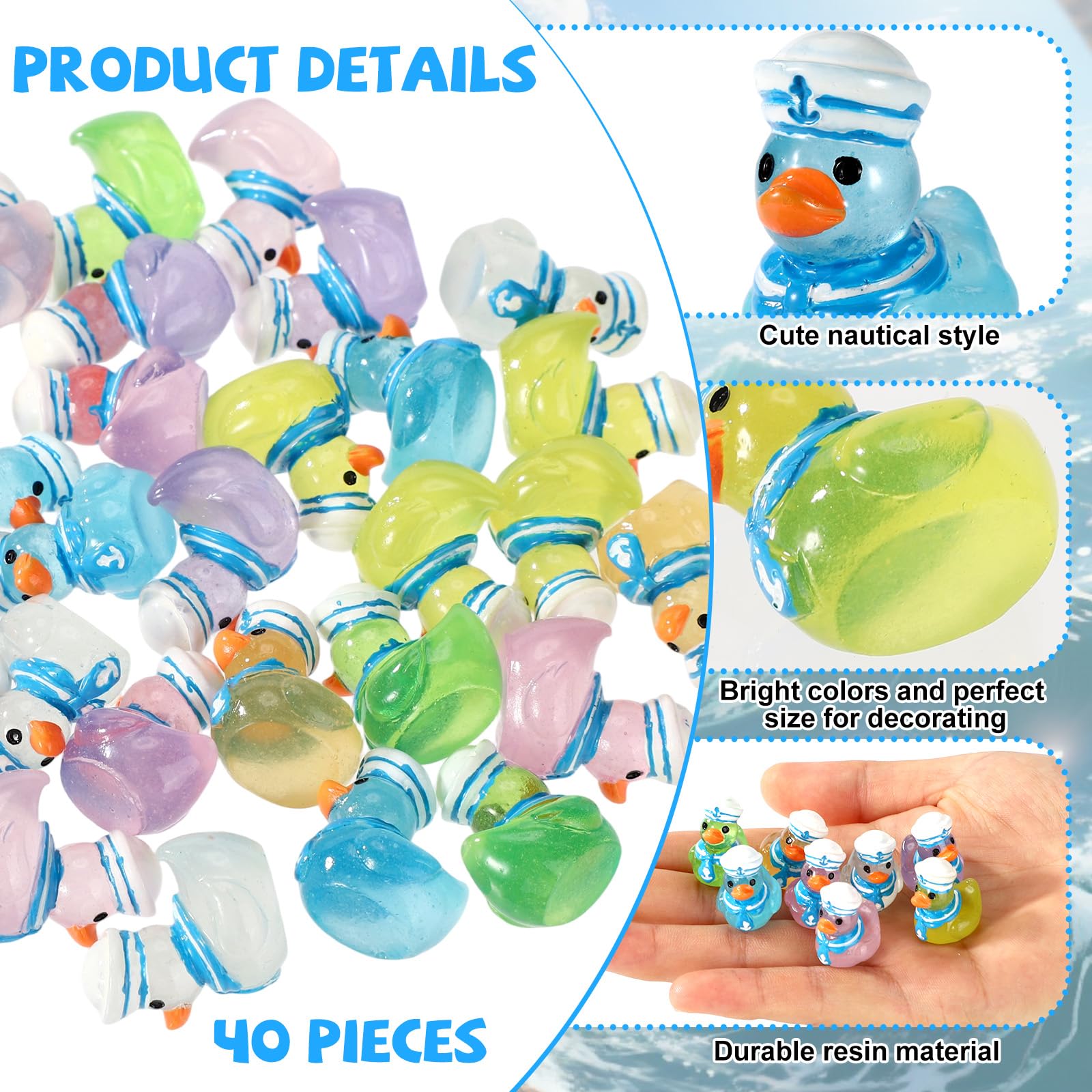 80pcs Mini Cruise Ducks Figure - Image 4