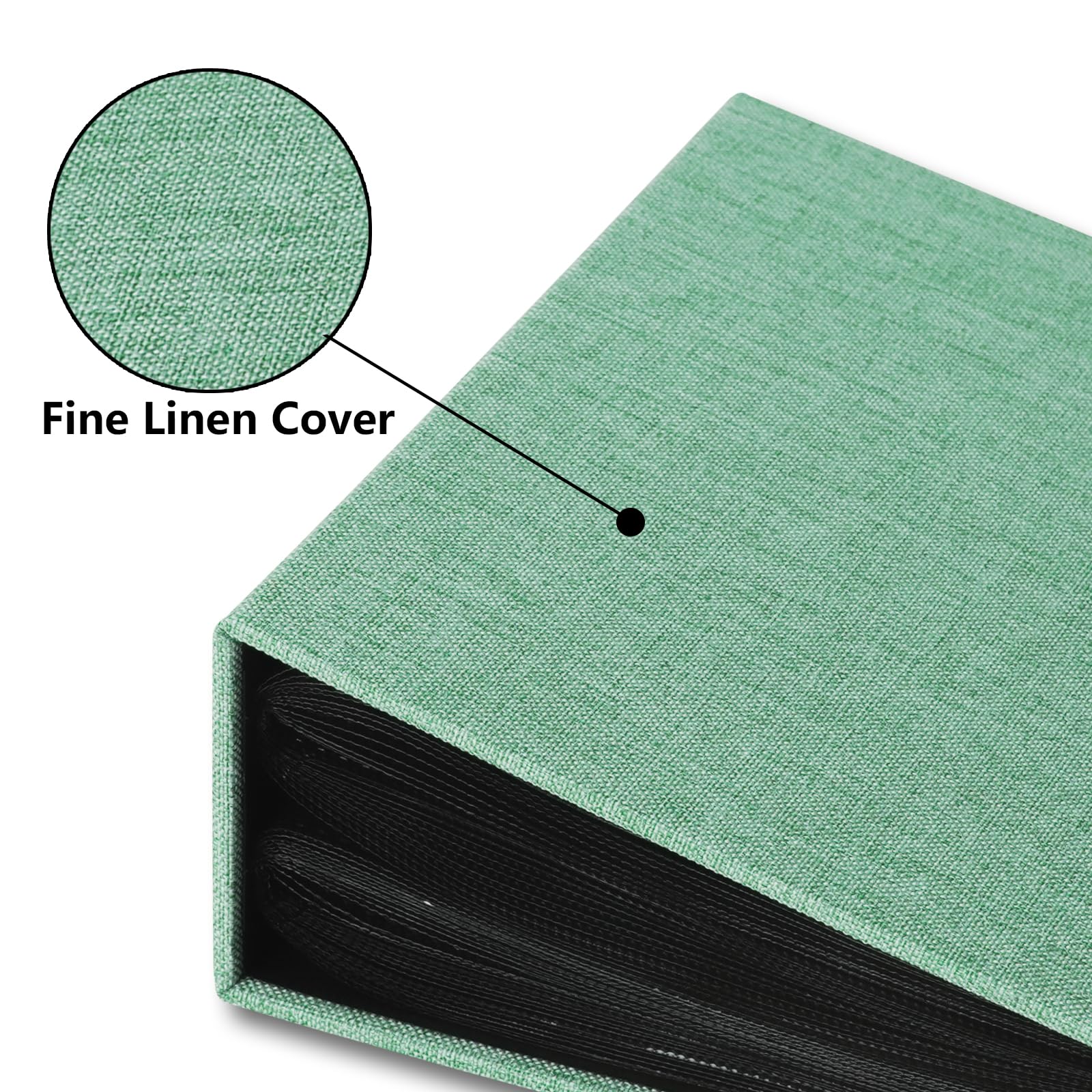 Vienrose Album Foto 10x15 cm, 100 Tasche, Copertina in Lino Album Fotografico, per Foto Verticali, Matrimonio, Bambin, Famiglia