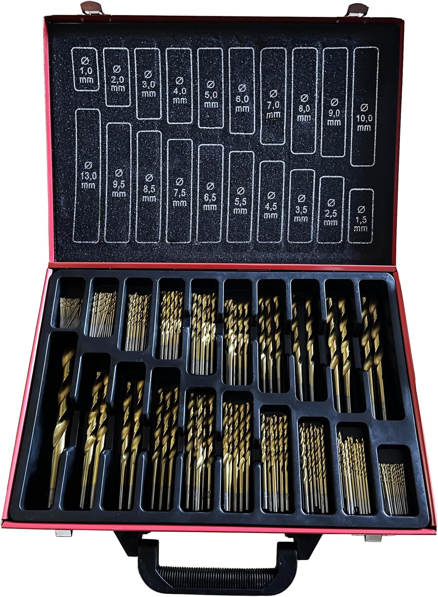 202 Piece Cobalt Drill Bit Set (HSS-Co/Inox) HSS Metal - Designed for Stainless Steel