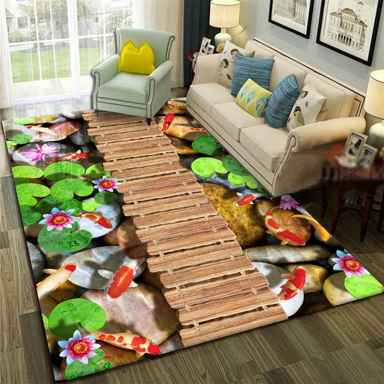 Tapis poil courts entretien facile 120x160 doux tapis de salon