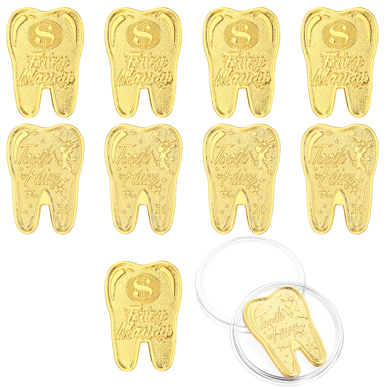 Zahnfee Post Karte Zahndose Milchzähne Brief Geschenk Münze Goldtaler