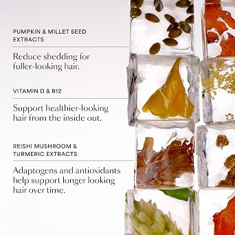 VEGAMOUR GRO+ Advanced Hair Growth and Density Supplements,